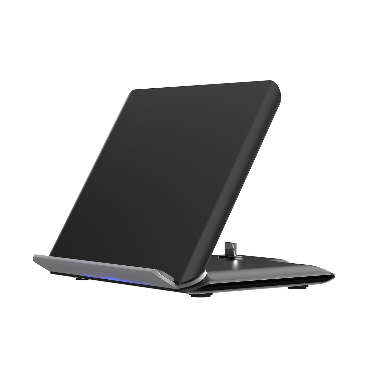 DT-X8 Wireless Charger Stand for Samsung Galaxy Z Fold/Pixel 9 Pro Fold, 2 in 1 Fast Wireless Charging Station for Galaxy Z Fold 6/5/4/3, 3-Coils Charging Stand for Galaxy Buds, White,Black (20W Adapter Included)