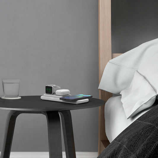 RGBTRON DT-X3 Wireless Charger, 3 in 1 Qi-Certified Fast Wireless Charging Pad for iPhone 121111 Pro11 Pro MaxXXSXRXS Max88 PlusSE 2Samsung Phone, AirPods 2Pro, iWatch