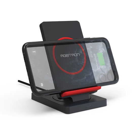 RGBTRON DT-G2 Wireless Charger, rotatable 15W Fast Wireless Charging Station for iPhone 1514131211 SeriesXRXXsXS Max88 PlusSamsung, Charging Stand Dock, rotatable