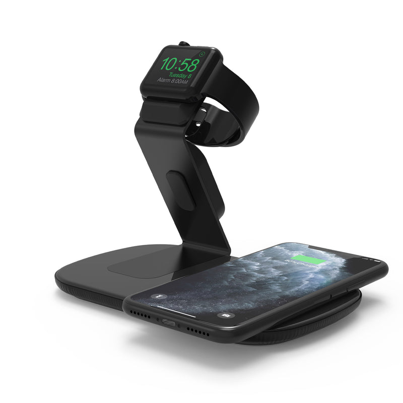 Wireless Charging Stand, RGBTRON DT-X1 2 in 1 Wireless Charger Dock Station for Apple Watch 6 SE 5 4 3 2, Airpods 2Pro, iPhone 13Pro Max13 Pro131212PRO1111 ProXXr, Qi-Certified Phones