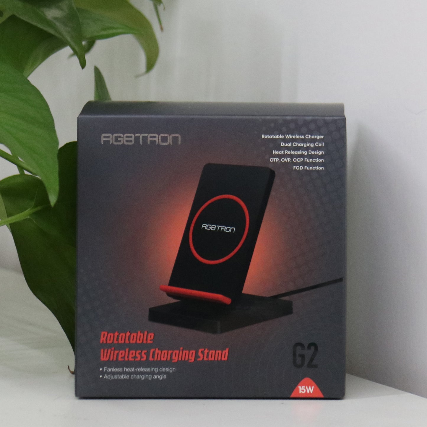 RGBTRON DT-G2 - 15W FAST ROTATABLE WIRELESS CHARGER FOR PHONE