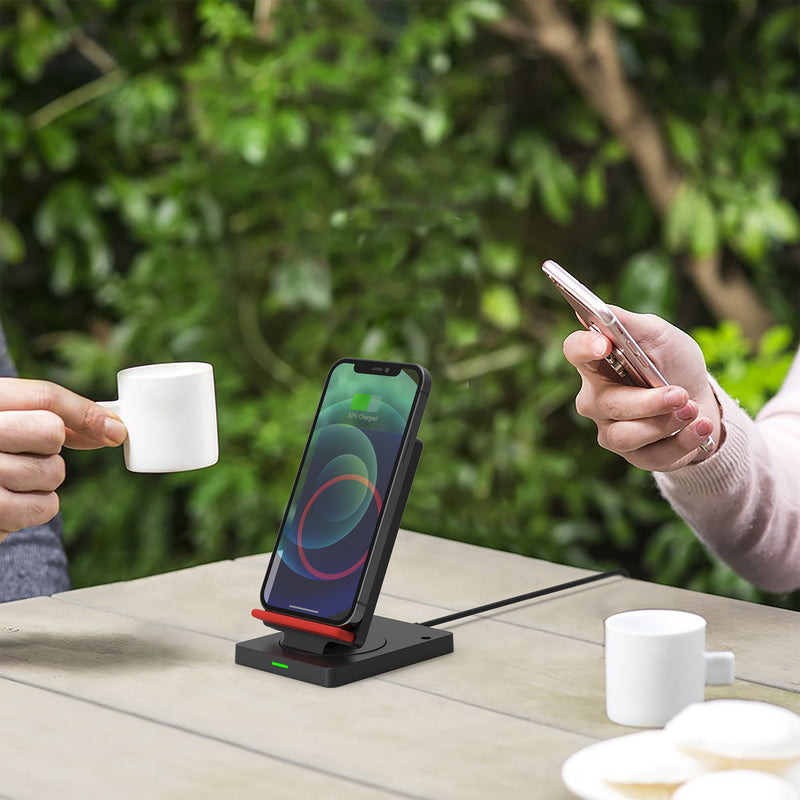Wireless Charger RGBTRON DT-G2 Wireless Charging Stand Cordless Charger Qi-Certified 15107.55W Compatible with iPhone 1212 Pro 1111Pro11Pro MaxXRXS MaxXSX88Plus Galaxy S10S9S9+S8S8+, Note 1098