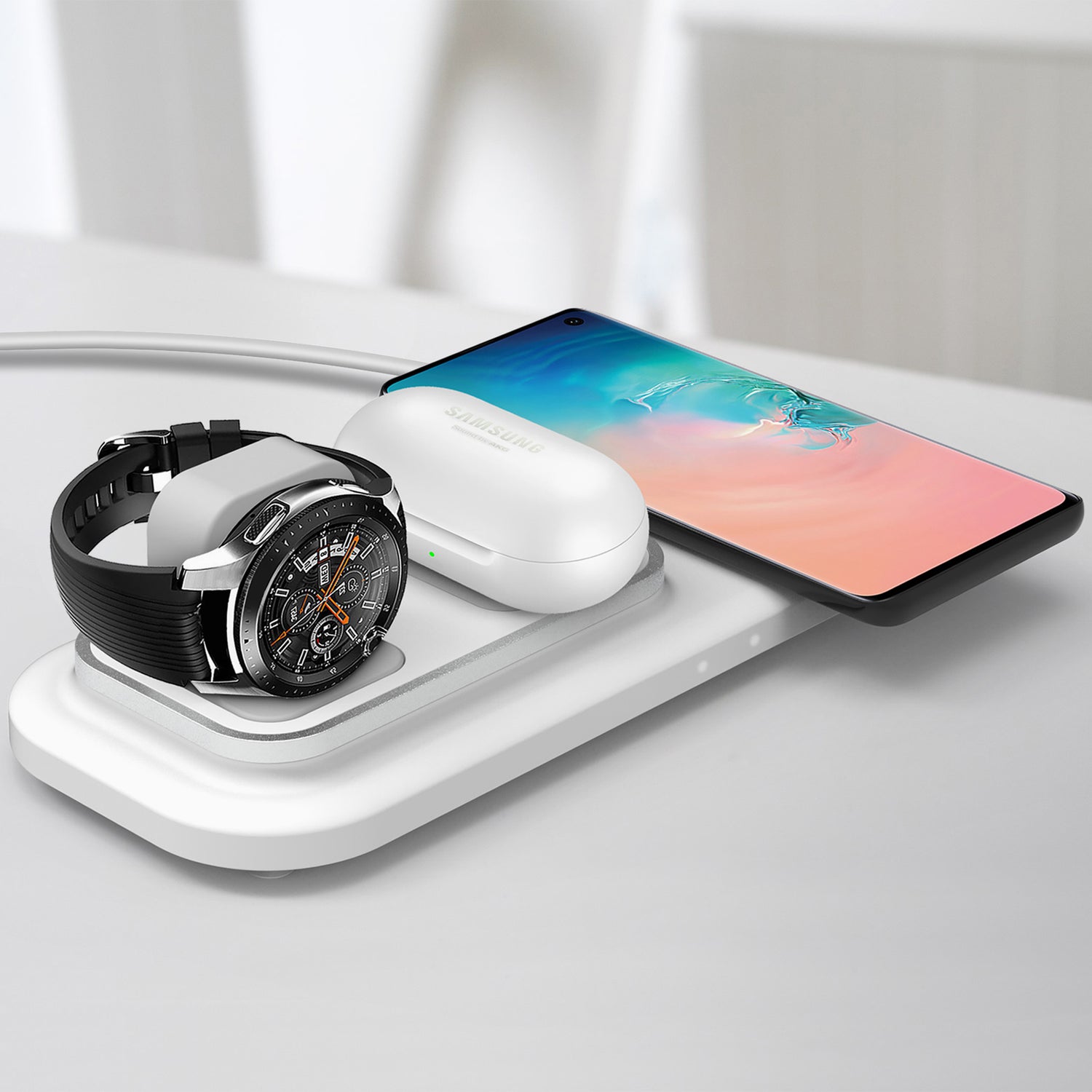 RGBTRON DT-X3 3-in-1 Wireless Charger (Wireless Charging Station for iPhone, Apple Watch, AirPods) Wireless Charging Dock, iPhone Charging Dock, Apple Watch Charging Stand