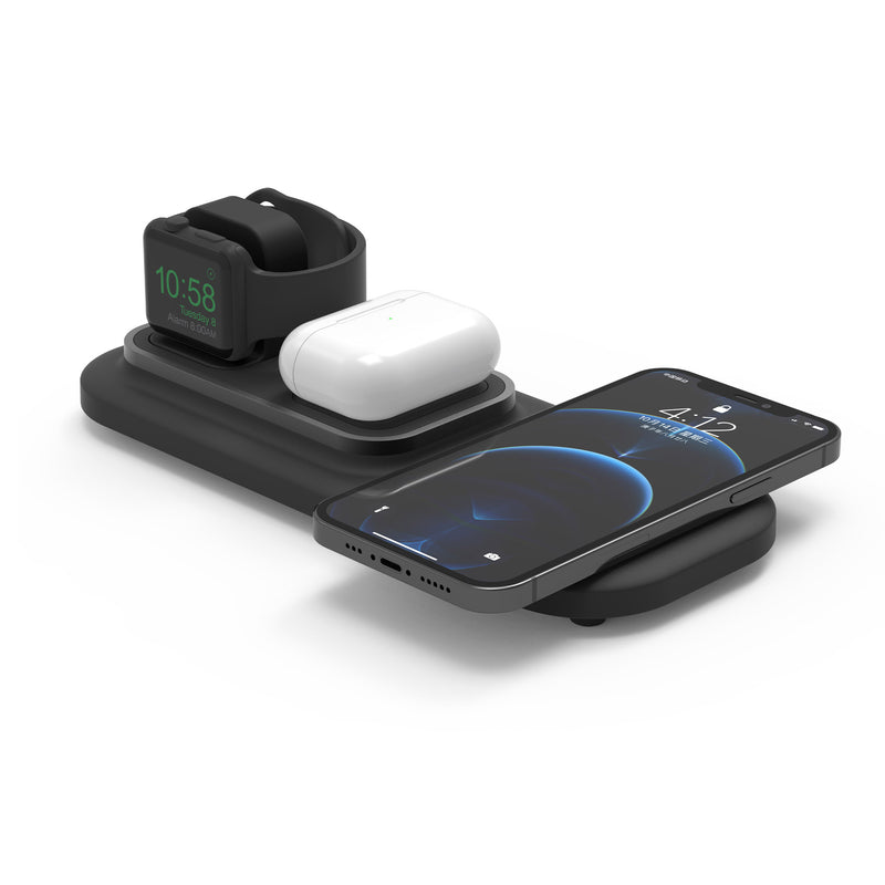 Wireless Charger, RGBTRON DT-X3 Qi-Certified for iPhone 1212 Mini12 Pro MaxSE, 11, 11 Pro, 11 Pro Max, XR, Xs Max, XS, X, 8, 8 Plus, 10W Fast-Charging Galaxy S20 S10 S9 S8, Note 10 Note 9(No AC Adapter)